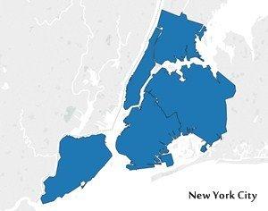 new york map